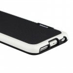 Wholesale Apple iPhone 6 4.7 Slim Tri Color Hybrid Case (Black White)